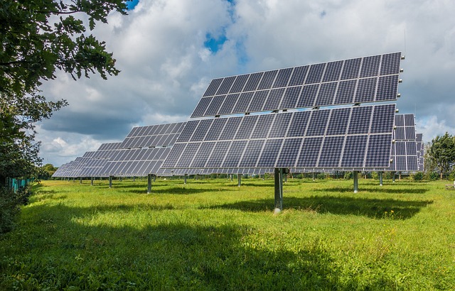 Field of solar panels.